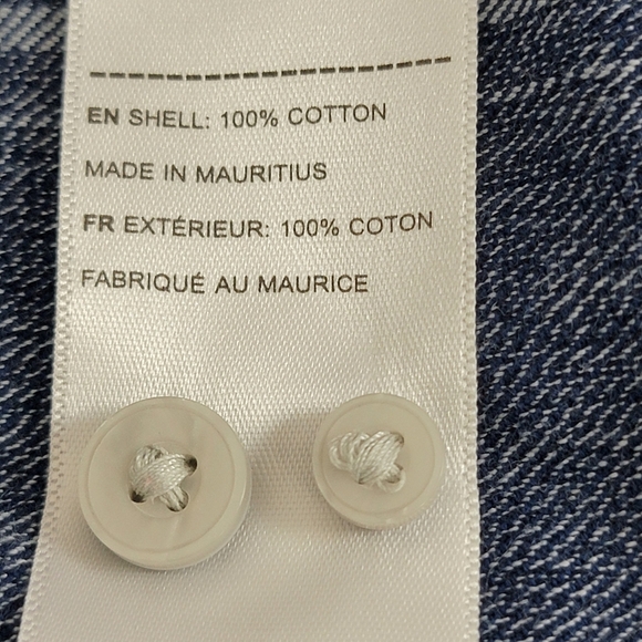 UNTUCKit Men's Blue Plaid Brignole Slim Fit Button Down Flannel Shirt Sz L - Picture 9 of 9